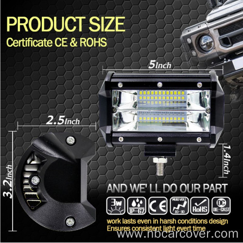 Modified Car LED Light Two Rows light Bars